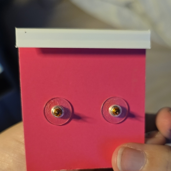 Kate Spade Fuchsia Square Earrings - Picture 4 of 4